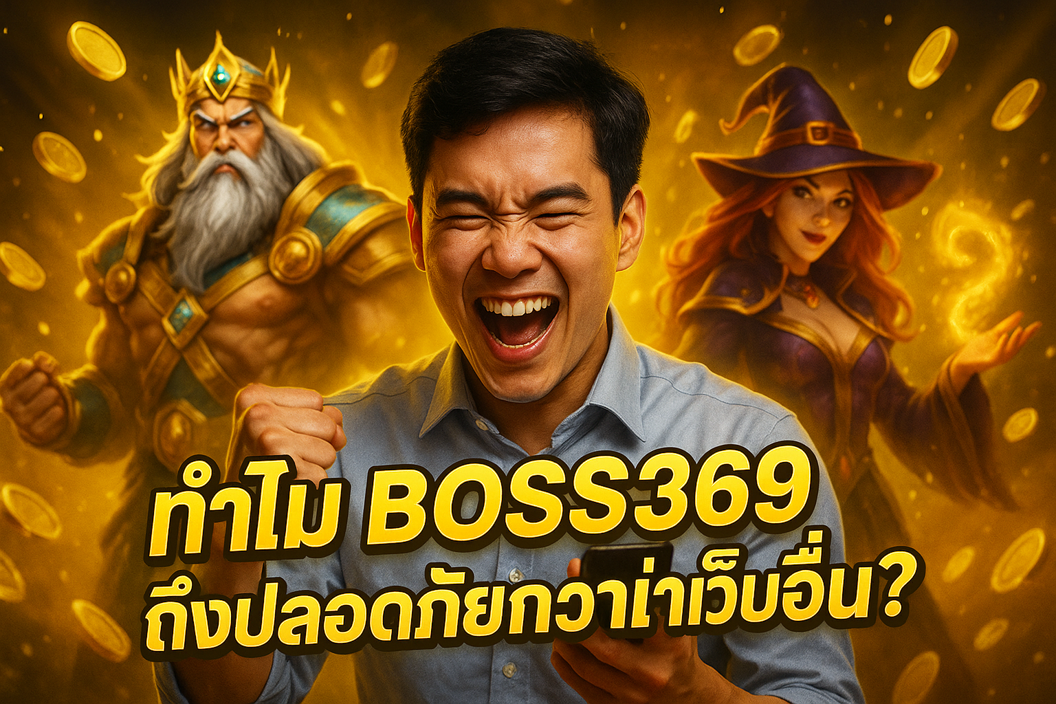 ทำไม BOSS369 ถึงปลอดภัยกว่าเว็บอื่น?