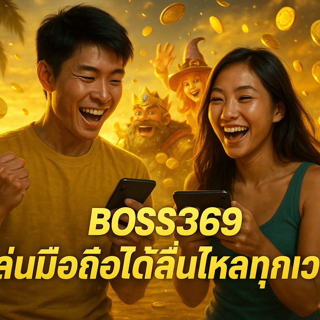 BOSS369 เล่นมือถือได้ลื่นไหลทุกที่ทุกเวลา